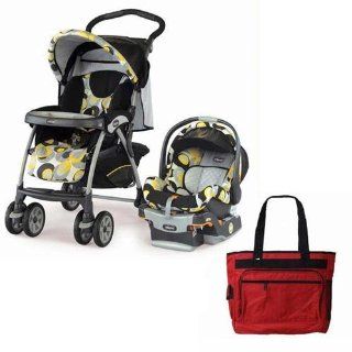 Chicco WD Cortina Keyfit Travel System With Free Fashionable Diaper Bag Miro  Infant Car Seat Stroller Travel Systems  Baby