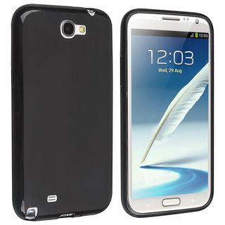BasAcc Black Pudding TPU Rubber Case for Samsung Galaxy Note 2 N7100 BasAcc Cases & Holders