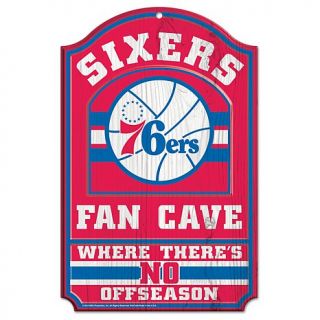 NBA 11" x 17" Fan Cave Sign   Philadelphia 76ers