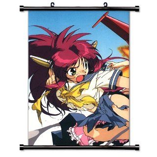 All Purpose Cultural Cat Girl Nuku Nuku Anime Fabric Wall Scroll Poster (32 x 48) Inches   Prints