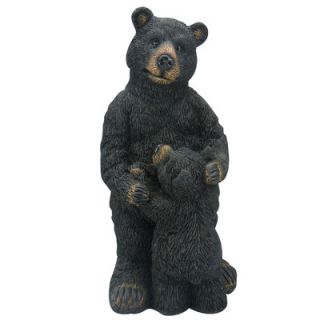 Alpine Bear with Baby Bear Garden Statue