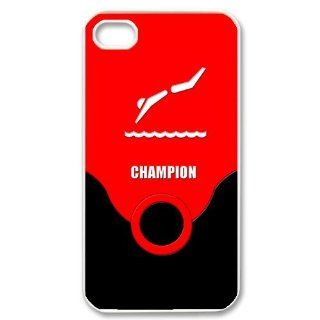 Personalized diving Player Champion Iphone 4 4S Case/Cover Snap on Cell Phones & Accessories