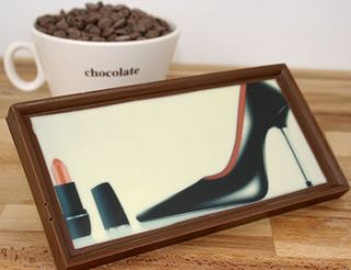 shoe lover belgian milk chocolate gift by unique chocolate