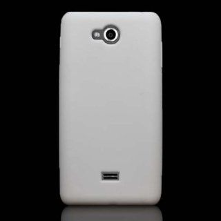 CoverON Soft Silicone WHITE Skin Cover Case for LG MS870 SPIRIT 4G METRO PCS [WCB480] Cell Phones & Accessories