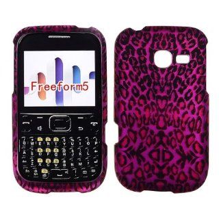 2D Hotpink Cheetah Samsung Freeform 5 R480C U.S.Cellular Case Cover Phone Protector Snap on Cover Case Faceplates Cell Phones & Accessories