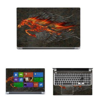 Decalrus   Decal Skin Sticker for Acer Aspire V5 471P with 14" Touchscreen (NOTES Compare your laptop to IDENTIFY image on this listing for correct model) case cover wrap V5 471P 22 Computers & Accessories