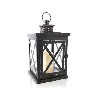 HGTV HOME 12" Solar Metal Lantern