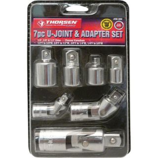 Thorsen U-Joint & Socket Adapter Set — 7-Pc., Model# 20-210  Universal Joints