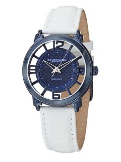 Womens Winchester White & Blue Watch by Stuhrling Original