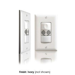 WattStopper DW200I Motion Sensor, Dual Tech Wall Switch Occupancy Sensor, 800/1200W, 120/277V Ivory   Motion Activated Wall Switches  