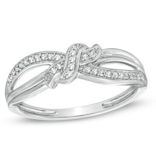 split shank knot ring in 10k white gold orig $ 259 00 220 15