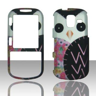 2D White owl Samsung Intensity III , 3 U485 Verizon Case Cover Hard Phone Case Snap on Cover Rubberized Touch Faceplates Cell Phones & Accessories
