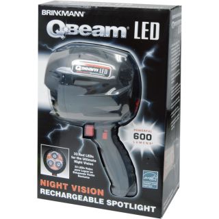 Brinkmann Q-Beam LED Rechargeable Spotlight with Night Vision — Model# 800-5000-0  Spotlights