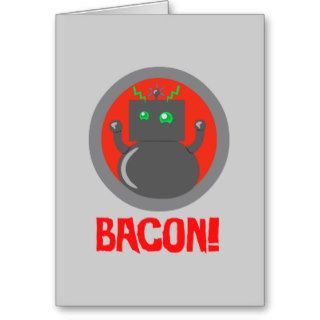 Bacon Robot Cards