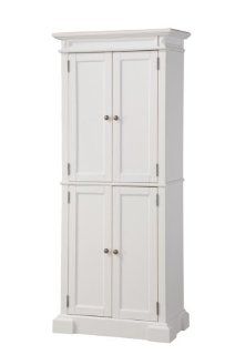 Home Styles 5004 692 Americana Pantry Storage Cabinet, White Finish   Free Standing Cabinets