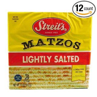 Streits Lightly Salted Matzo, 11 Ounce    12 per case.