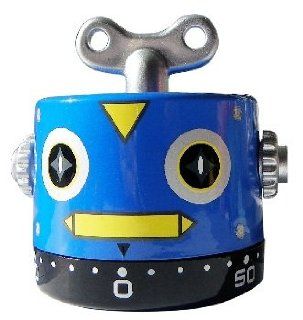 Blue Robot Time out Kitchen Baking / Cooking Timer Kitchen & Dining
