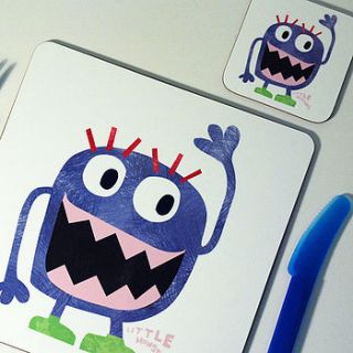 little monster mara placemat by nella