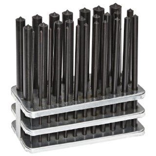 Fowler 52 482 028 Steel Transfer Punch Set supplied with Index stand, 28 Piece Hand Tool Transfer Punches