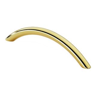 Siro Designs 192mm Center to Center Bright Brass Metro Arched Cabinet Pull