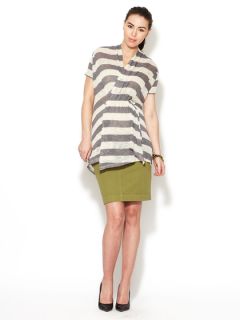 Cotton Twill Easy Skirt by Isabella Oliver