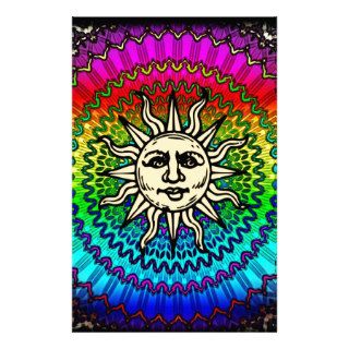 Sun joy colors customized stationery