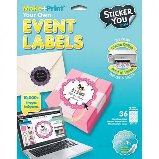 Sticker You 24 Count Glossy Event Labels