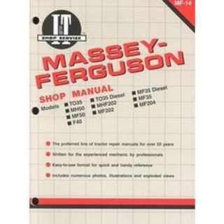 Massey Ferguson Shop Manual Models To35, Mh50, M