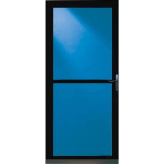 LARSON Black Tradewinds Full View Tempered Glass Storm Door (Common 81 in x 32 in; Actual 80.71 in x 33.56 in)