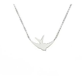 swallow necklace by louise wade