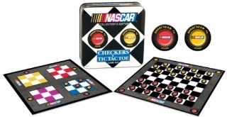 NASCAR Checkers/Tic Tac Toe Combo Game Toys & Games