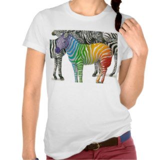 Zebra V Neck T shirt