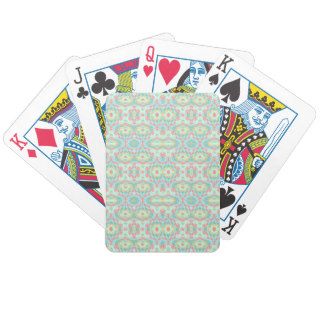 Tribal Fabric. Native American. Aztec Pattern Of Bicycle Poker Deck