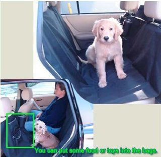 HDP Car Rear Full Seat Heavy Duty Cover Hammock with Pockets  Automotive Pet Seat Covers 