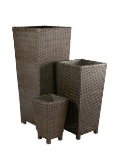 Large Wicker Planter by AXCSS