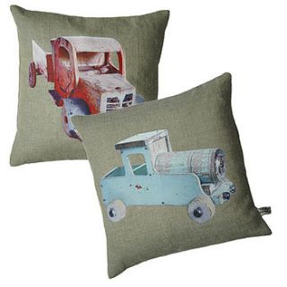 children cushions vintage truck by chocolate creative home accessories