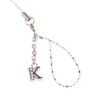 Hand Crafted Cellular Phone Charm   Letter "K" Cell Phones & Accessories