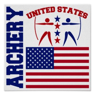 United States Archery Poster