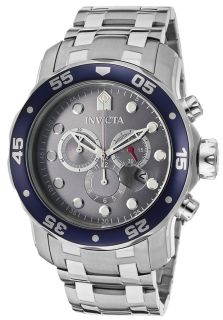 Invicta 80059  Watches,Mens Pro Diver Chronograph Stainless Steel Bracelet Gunmetal Dial, Diver Invicta Quartz Watches