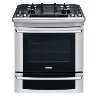 Electrolux 4.2 cu ft Self Cleaning Slide In Convection Gas Range (Stainless) (Common 30 in; Actual 30 in)