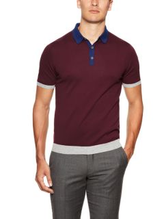 Contrast Knit Polo by Luca Roda