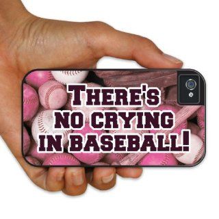 iPhone 4/4s BruteBoxTM Case   Movie Quote   A League of Their Own   "There's no crying in baseball"   2 Part Rubber and Plastic Protective Case Cell Phones & Accessories