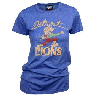 Detroit Lions Women's Retro Vintage T Shirt (Liberty, Large)  Fashion T Shirts  Sports & Outdoors