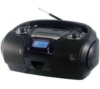 QFX Portable Stereo Radio with Rechargeable Battery —