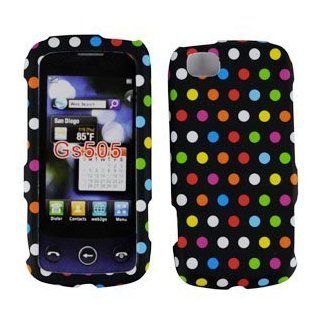 For T mobil Lg Cookie Plus Gs500 Sentio Gs505 Accessory   Color Dots Design Hard Case Proctor Cover Cell Phones & Accessories