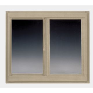BetterBilt 5800 Series Both Operable Vinyl Double Pane Sliding Window (Fits Rough Opening 24 in x 24 in; Actual 23.5 in x 23.5 in)