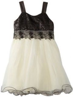 Bonnie Jean Girls 7 16 Sequin To Tulle Dress Clothing