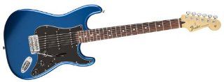Fender Standard Stratocaster Electric Guitar, Rosewood Fingerboard, Ocean Blue Candy (Satin) Musical Instruments