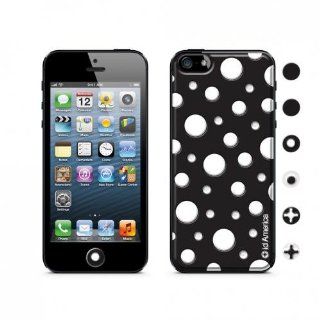 id America CSIA501 BLK Cushi Case for iPhone 5   Retail Packaging   Black Dot Cell Phones & Accessories
