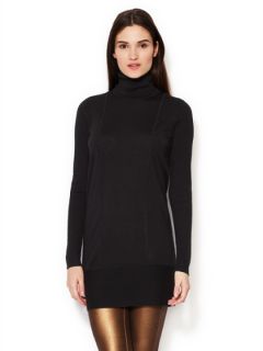 Knit Wool Turtleneck Tunic by Magaschoni